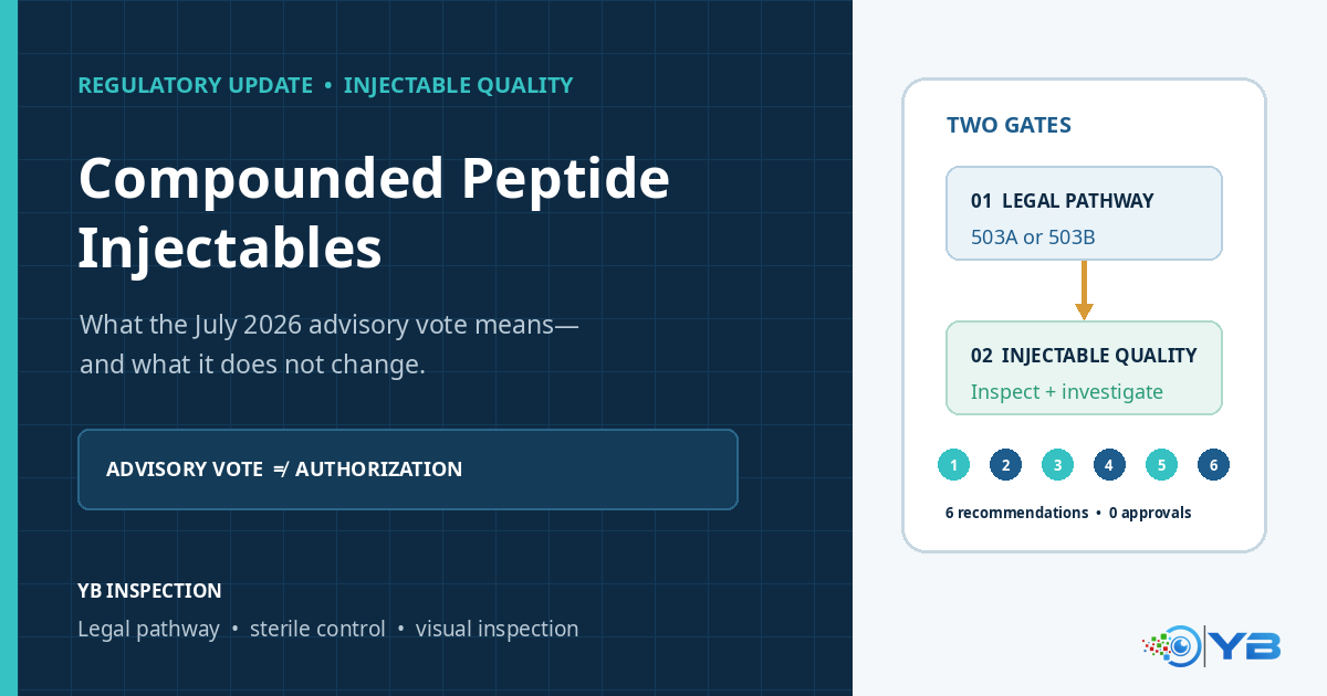 Compounded Peptide Injectables: What the FDA Vote Means